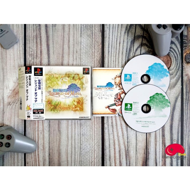 LEGEND OF MANA + Spine card - PS1 Game Zone Jp