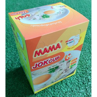 มาม่า โจ๊กคัพ รสไก่ ขนาด 26กรัม ยกแพ็ค 12ซอง โจ๊กกึ่งสำเร็จรูป MAMA JOK PORK KNORR JOKE