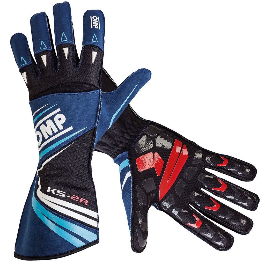OMP KS-2R Handschuhe MY2022 – Schwarz/gelb, Größe M, Für Motorsport & Freizeit
