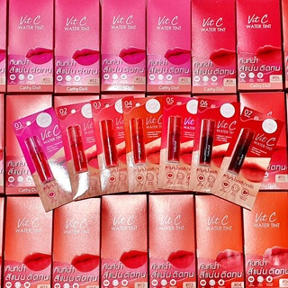 CATHY DOLL VIT C WATER TINT.เคที่ฯ ลิป วิทซีวอเตอร์ทินท์ 2.7 g. (มี 7 สี ให้เลือก)