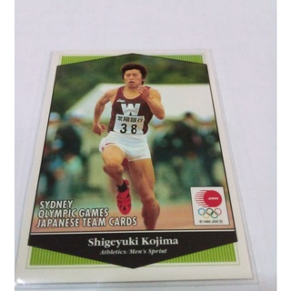 SYDNEY OLYMPIC GAME JAPANESE TEAM CARD "SHIGEYUKI KOJIMA" ATHLETICS