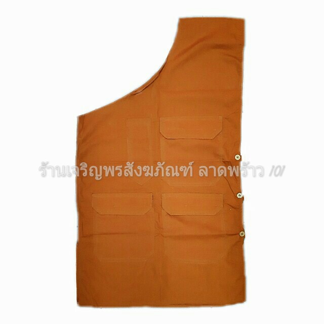เสื้ออังสะ สำหรับพลัดเปลี่ยน ผ้าซัลฟอร์ไรท์ สีพระราชทาน เกรดพรีเมี่ยม อังสะ อังสะสีพระราชทาน เสื้อกล้ามพระ