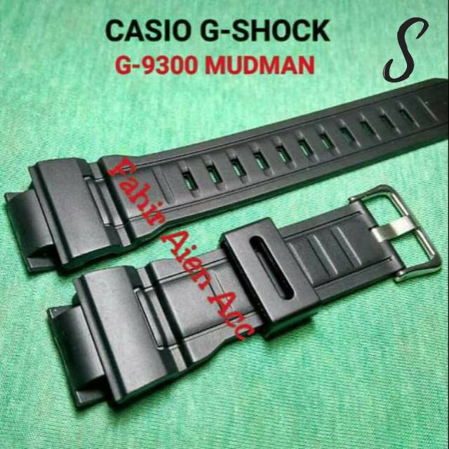 CASIO MUDMAN G-SHOCK G-9300 G9300 MUDMAN RUBBER STRAP GSHOCK G9300 G 9300 WATCH STRAP