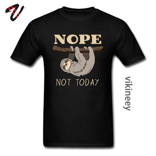 [100% Cotton] เสื้อยืดแขนสั้น คอกลม พิมพ์ลาย Not Today Nope Kawaii แฟชั่นฤดูร้อน สําหรับผู้ชาย ส่งฟรี