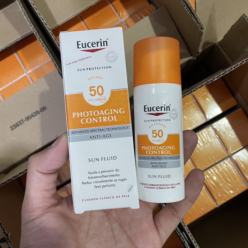 Eucerin Sun Photoaging Control Fluid SPF50 50ml | Shopee Thailand