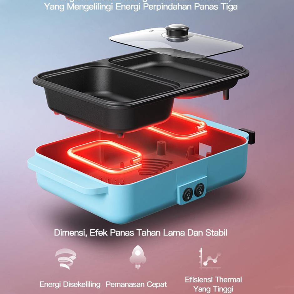 V0H Han River Electric Grill Multifunction Shabu And Bbq Grill In One