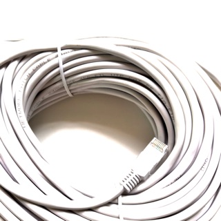 สายแลนด์ cat 5 25 เมตร ใข้ภายในอาคาร land cable indor 25 m เชื่อมต่อคอมพิวเตอร์กับ switch hub