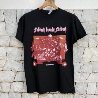 【ใหม่】เสื้อวง BLACK SABBATH  100% COTTON