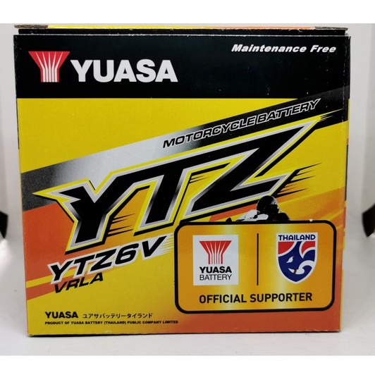 YUASA แบตเตอรี่ Battery YTZ6V PCX CBR Scoopy I 2018