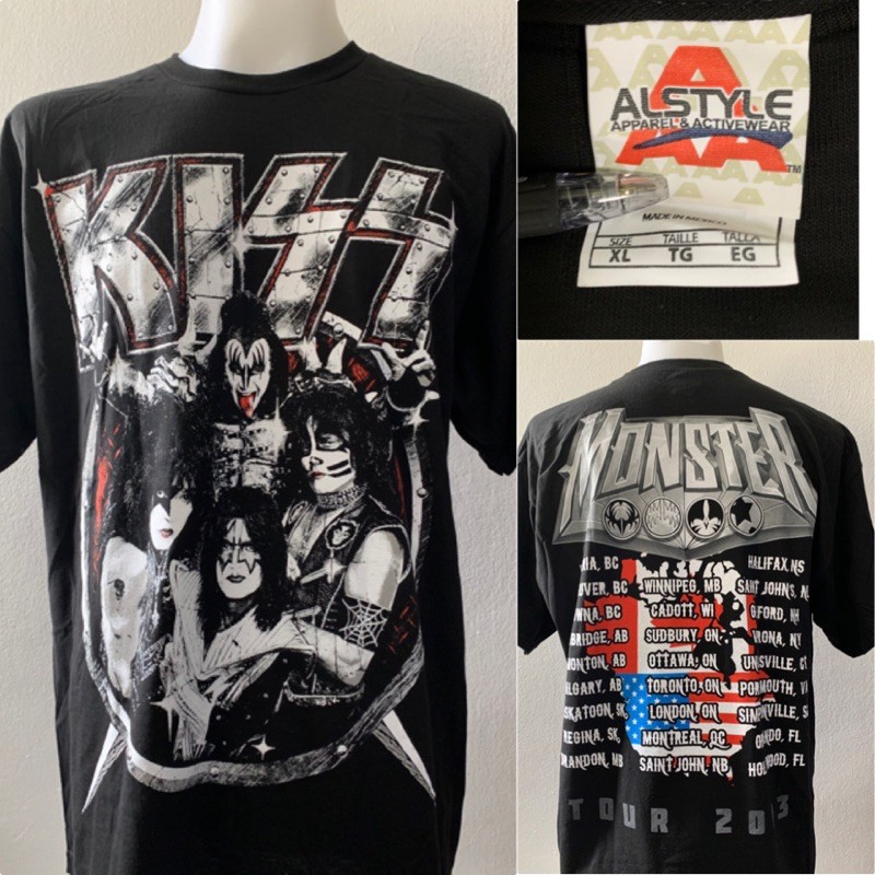 เสื้อวง KISS : Monster Tour 2013