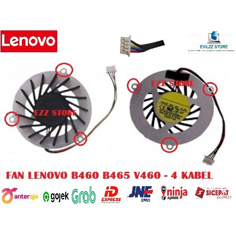 พัดลม LENOVO IDEAPAD B460 B460A B460C B465 V460 V460A V460NE DFS450805MB0T F92D 60.4HK08.001 4 สาย