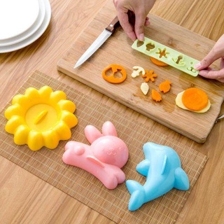 Set 3 rice press molds Japanese ชุดแม่พิมพ์กดข้าวญี่ปุ่น 3 รูปทรง