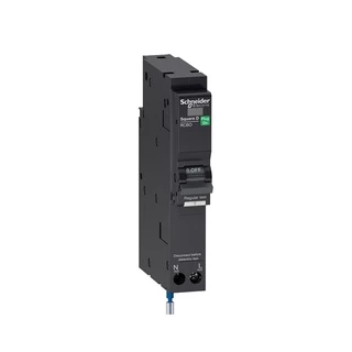 Schneider Electric เซอร์กิตเบรกเกอร์ลูกย่อย กันดูด ป้องกันไฟรั่ว/ไฟดูด ชนิด 1 โพล ขนาด 32A 6kA 30mA รหัส QO132C06RCBO30