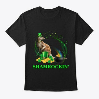 เสื้อยืด พิมพ์ลายจิงโจ้ แชมร็อกกินบ์ St Patrick Day No.1 สําหรับผู้ชาย