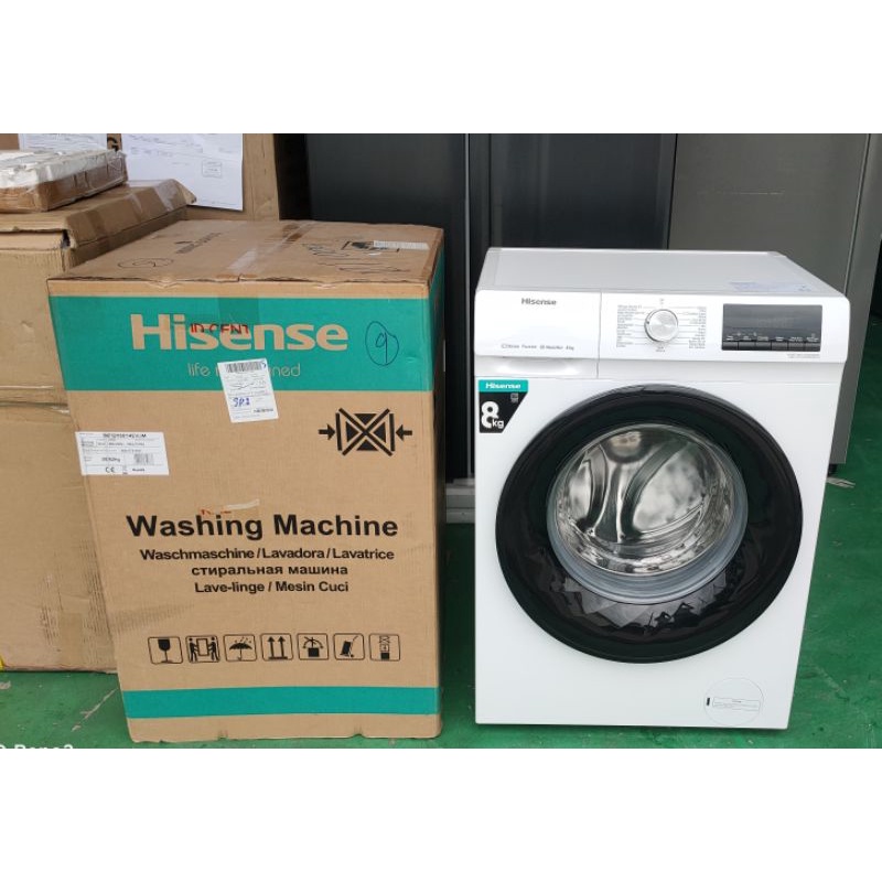 🎀 Hisense เครื่องซักผ้าฝาหน้า Durable Inverter 8KG