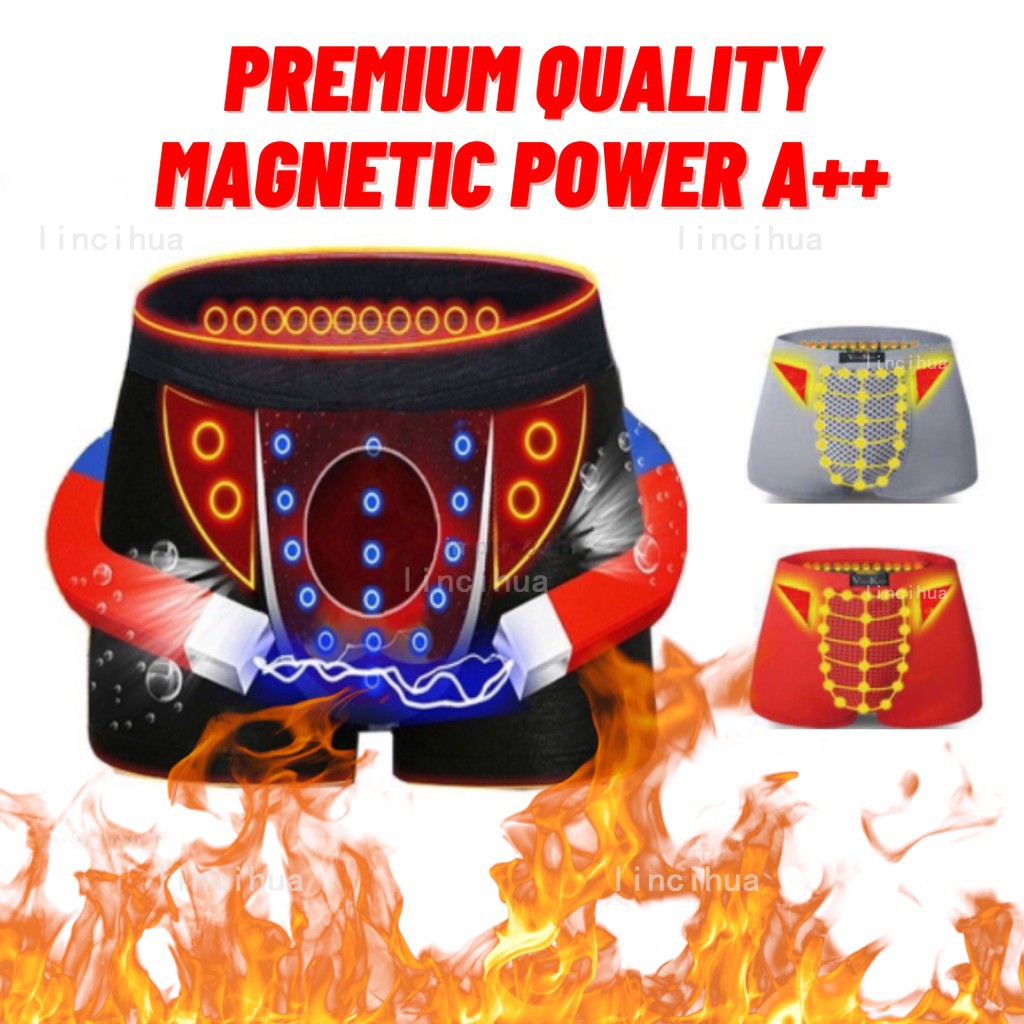 ผู้ชาย boxer Magnetic Health ชุดชั้นในกางเกงบ็อกเซอร์ seluar lelaki boxer lelaki
