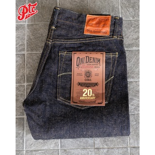 กางเกงยีนส์ ONI DENIM ONI-246 20th Anniversary Neat Straight  Weft MOCA