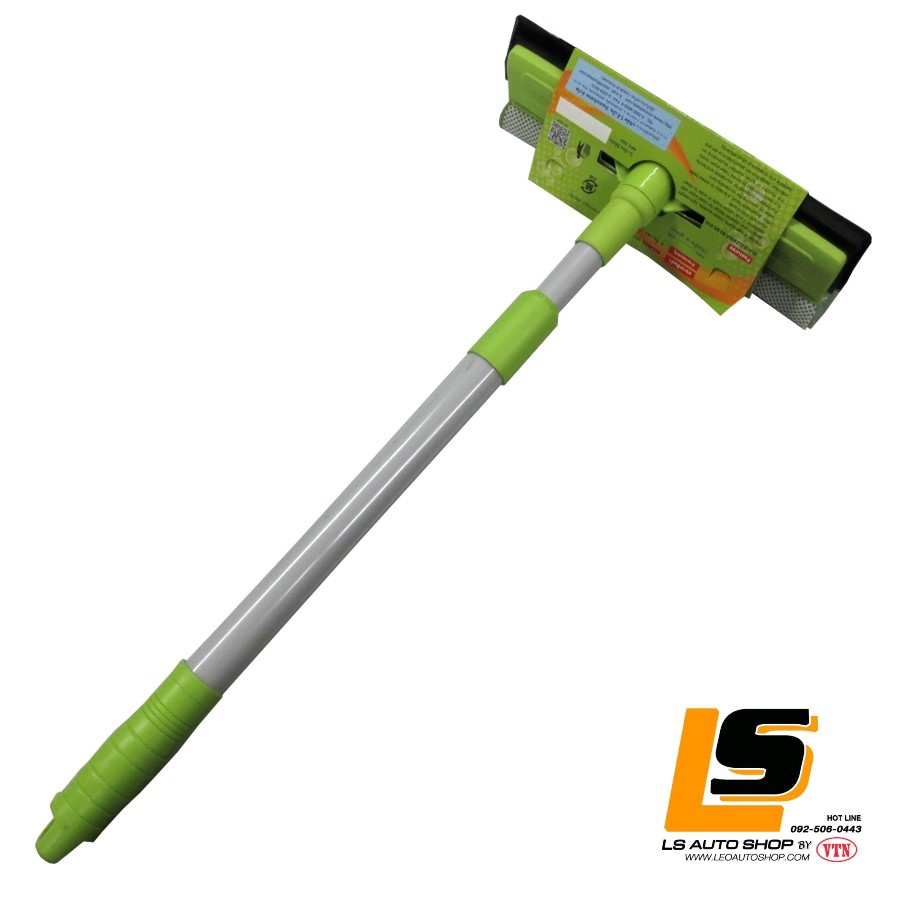 LEOMAX แปรงเช็ดกระจก ขนาด 9 นิ้ว รุ่น ปรับระดับความยาวได้ เปลี่ยนหัวได้