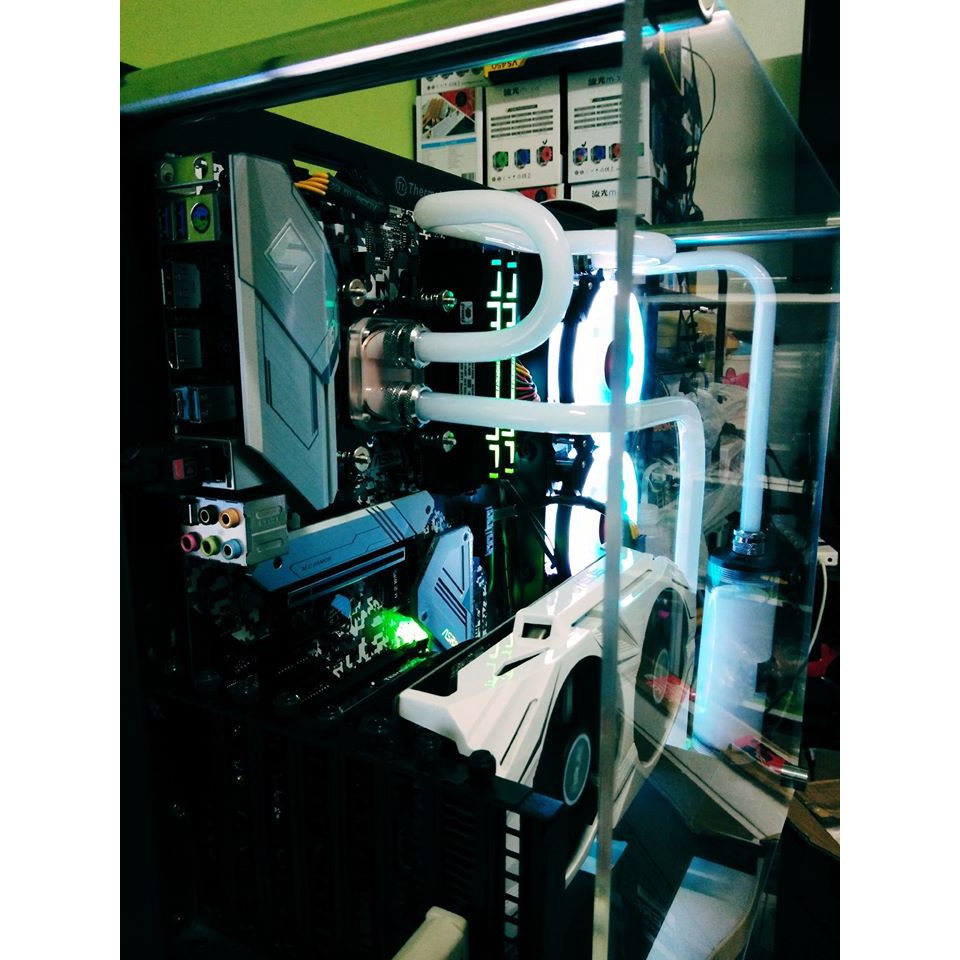 ชุดน้ำCPUระบบเปิด หม้อน้ำ3ตอน ท่ออะคริลิค ครบชุด รุ่นHigh Grade CPU ...