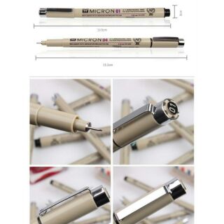 ปากกาตัดเส้น SAKURA PIGMA PEN กันน้ำ (แนะนำ)