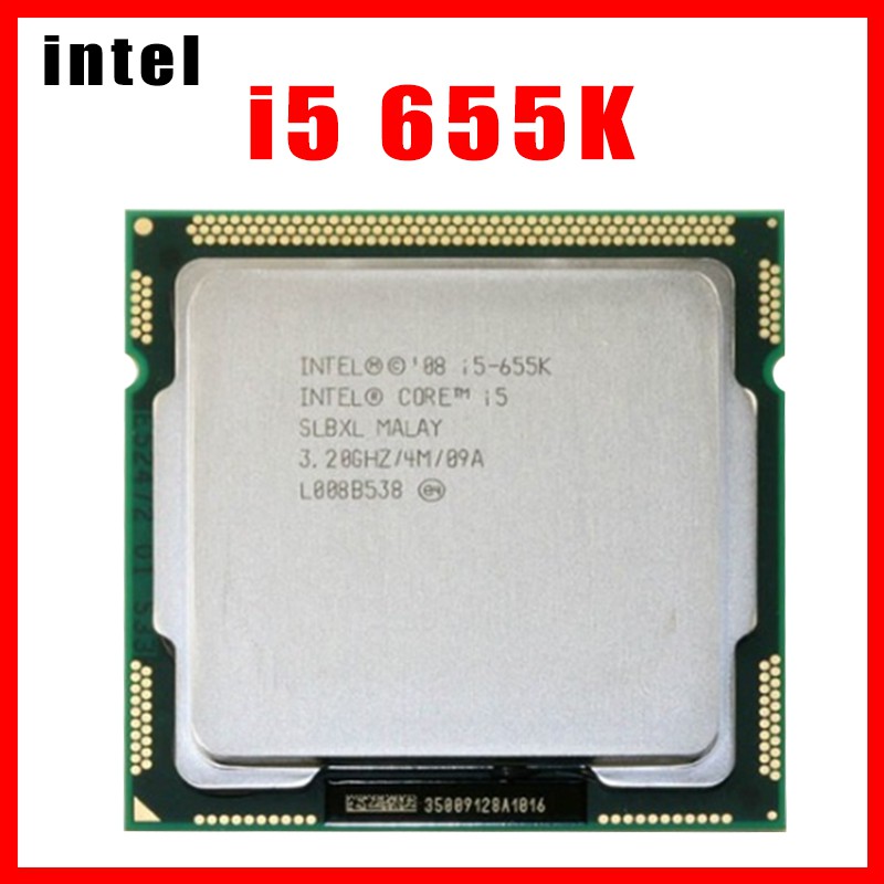 Intel Core i5-5750 i5-760 i5-655k i5-661 i5-5750S i5-760s i7 860S รุ่นอย่างเป็นทางการ 1156-pin CPU