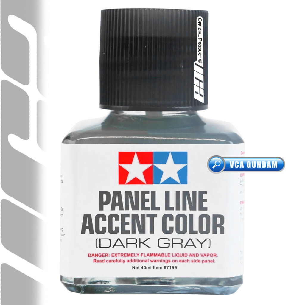 TAMIYA 87199 PANEL LINE ACCENT DARK GREY 40ML น้ำยาตัดเส้น เดินลาย VCA ...