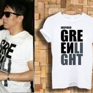 เสื้อยืดลําลองสําหรับผู้ชายแขนสั้นคอกลมพิมพ์ลาย GREENLIGHT ARIEL GREENLIGHT DISTRO สีเขียว