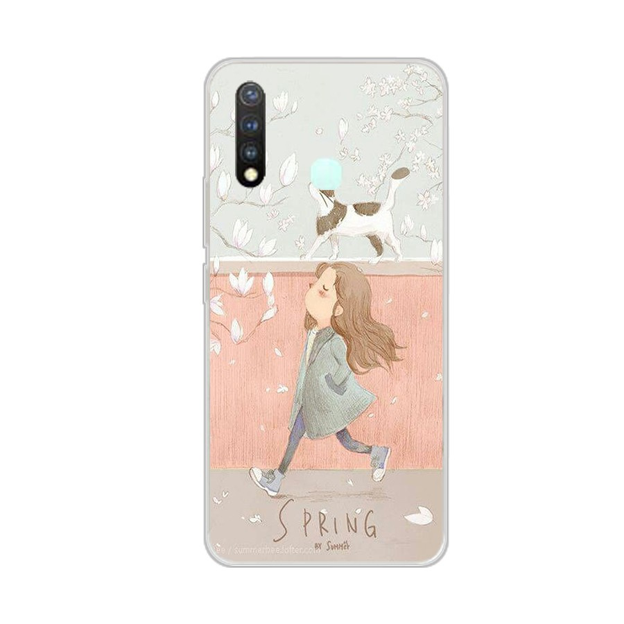 เคสโทรศัพท์ชนิดซิลิโคน Tpu แบบนิ่มพิมพ์ลายสําหรับ Vivo Y19 Lqt123 Th