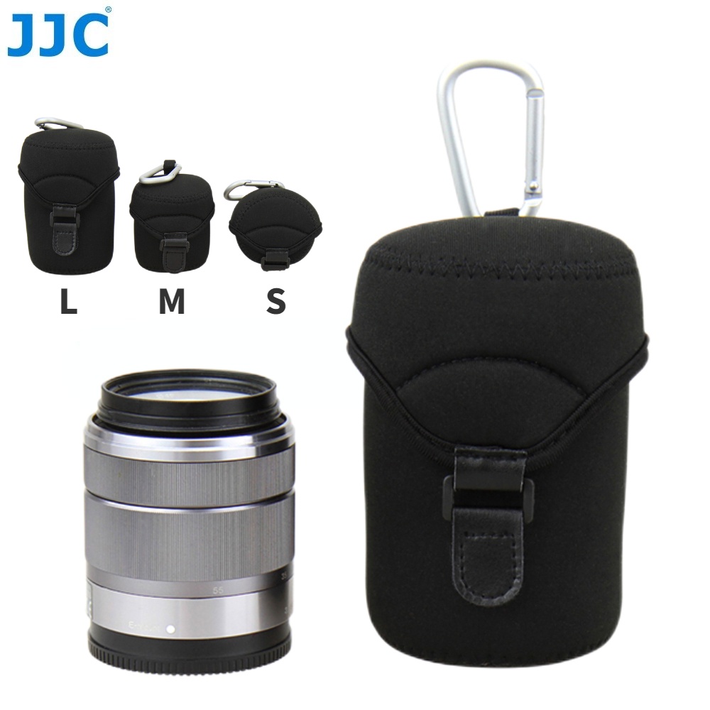 JJC กระเป๋าใส่เลนส์กล้องมิเรอร์เลส , กระเป๋าใส่เลนส์แบบพกพา นีโอพรีน แบบนิ่มสำหรับกล้อง Fujifilm Sony Canon Nikon Panasonic