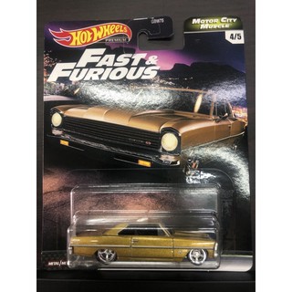 Hotwheels Premium 66 Chevy Nova