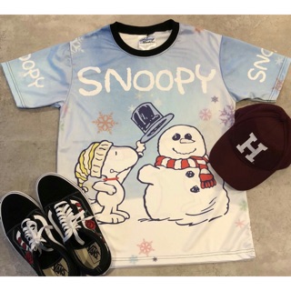 เสื้อยืด &amp; เดรส ลายSnoopy Snow