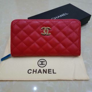 กระเป๋าสตางค์ ขนาด 7.5 นิ้ว ปั้มทุกจุด  chanel