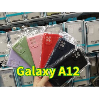 (พร้อมส่งในไทย)เคสTPU​นิ่ม​สีพาสเทลคลุมกล้องSamsung Galaxy A12/Galaxy M12Galaxy A32(5G)/4G/Galaxy A52(5G)4G/Galaxy A72(5