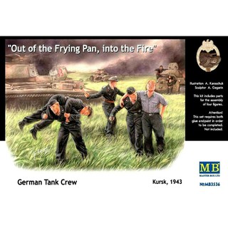 ฟิกเกอร์โมเดล Figure Model 1/35 Master Box MB3536 German Tank Crew, Kursk, 1943