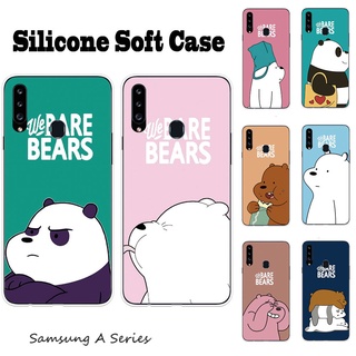 เคสโทรศัพท์มือถือSamsung Galaxy A10S A20S A20E A30S A50S A70S ปลอก TPU อ่อน หมีเปลือยสามตัว2