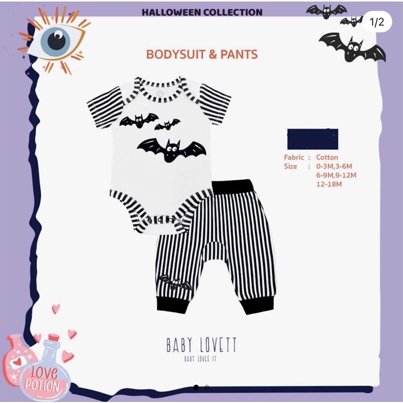 baby_store ชุดเด็ก baby lovett คอล Halloween Size 18-24M new คอลล่าสุด