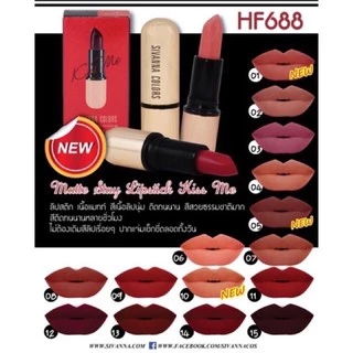 HF688 ลิปสติก สิวันนา SIVANNA COLORS Lipstick สีสวยติดทนทั้งวัน