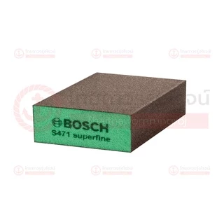 BOSCH ฟองน้ำเหลี่ยมหนา ละเอียดมาก 2608608228 สีเขียว(320-500)(1/50)(V) |ชิ้น| TTR Store