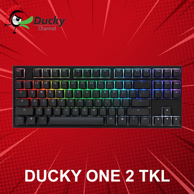 คีย์บอร์ด Ducky รุ่น One 2 TKL RGB (ภาษาไทย) ประกันศูนย์ 1 ปี