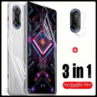 Xiaomi Redmi K40 Gaming Tempered Glass 3 in 1 Hydrogel Film For Xiaomi Redmi K40 Gaming Screen Protector Camera Lens