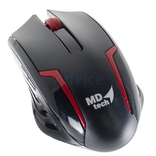 USB Optical Mouse MD-TECH (MD-63) Black/Red