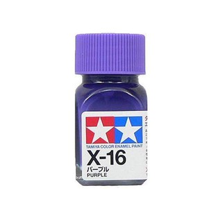 สีสูตรอีนาเมล TAMIYA X-16 Purple (10 ml)