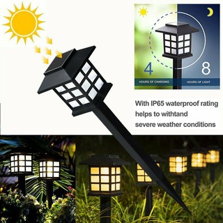 Pack2pcs Solar LED ไฟปักสนาม white Color of LED Light