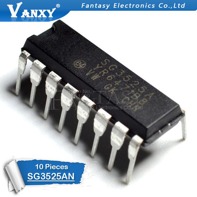 10PCS SG3525AN DIP16 SG3525A DIP SG3525 3525AN DIP-16 ใหม่และ IC