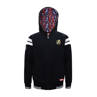 FBT x MARVEL เสื้อกันหนาว ฮูดดี้ เสื้อแขนยาว JACKET HOODY AVENGER 12W642