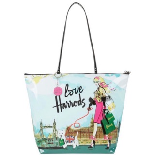 พร้อมส่ง กระเป๋าแฮรอท Harrods Glamourous City Tote Bag แท้ 💯%