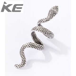 Long trendy snake ring punk metal animal exaggerated snake ring for men and women for girls fo