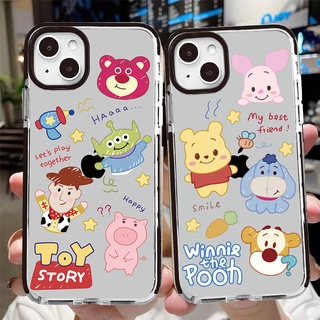 การ์ตูน น่ารักจัง หมีพูห์ สตรอเบอร์รี่หมี เคส Samsung Galaxy NOTE 10 20 s20 s21 fe s22 s23 plus ultra A13 A23 A33 A53 A52 A52S A04 A14 A34 A54 4G 5G case