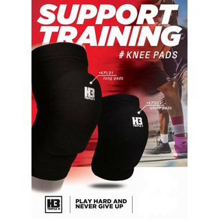 (1คู่) H3 Support Trainning สนับเข่าสำหรับเล่นกีฬา สีดำ (1คู่)