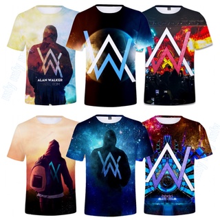 เสื้อยืด พิมพ์ลาย Alan Walker Faded 3 มิติ แฟชั่น สําหรับผู้ชาย และผู้หญิง